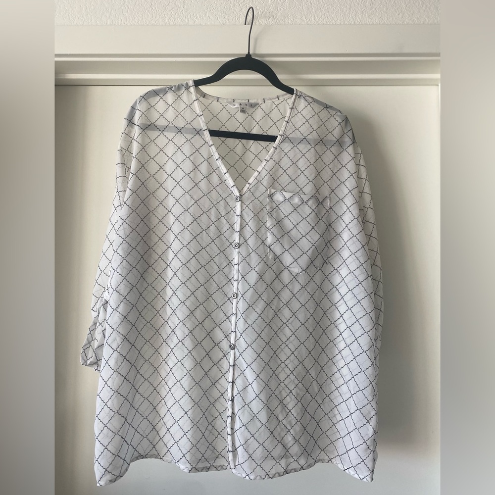 White button up shirt